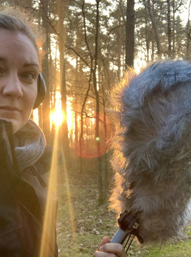 Genfortalt Podcast på optagelse_foto genfortalt podcast